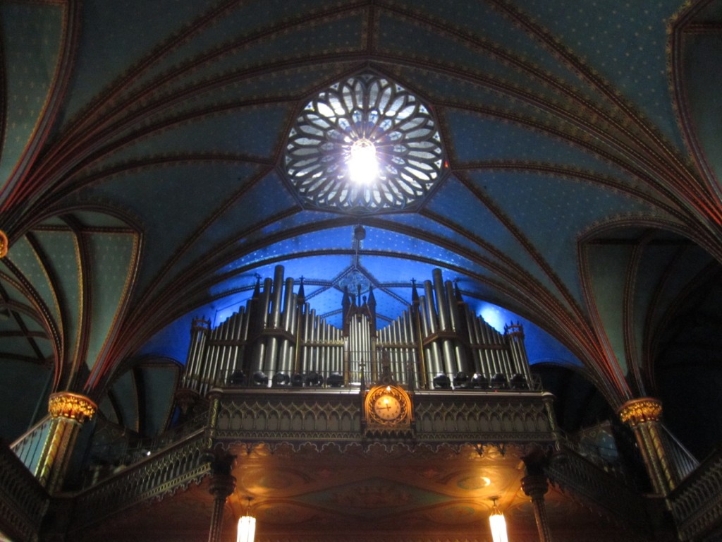 The Great Casavant Organ towers over the choir loft