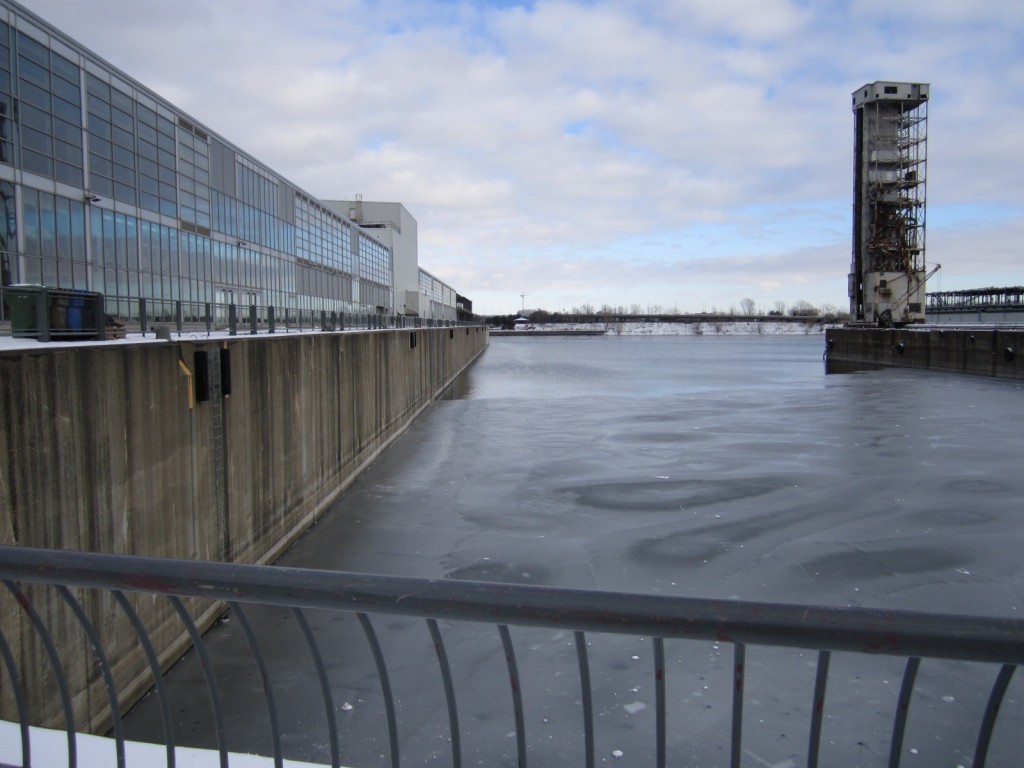 Montreal was built along the St. Lawrence River (which gets a little icy in the winter!)
