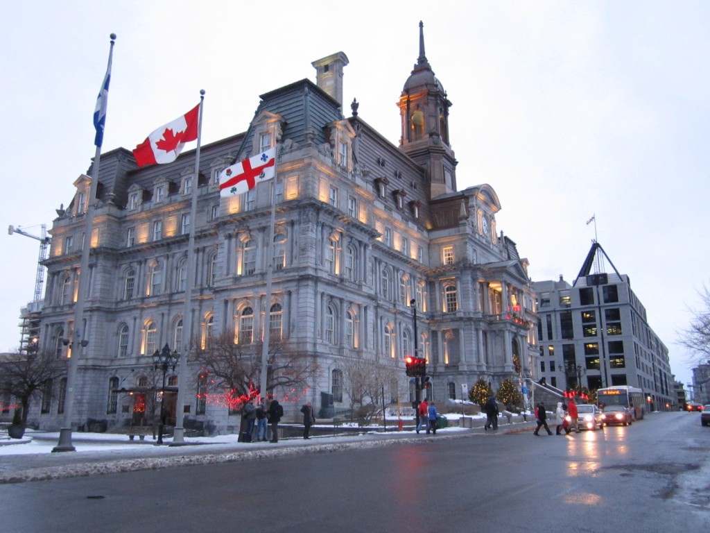 City Hall in Vieux Montreal 
