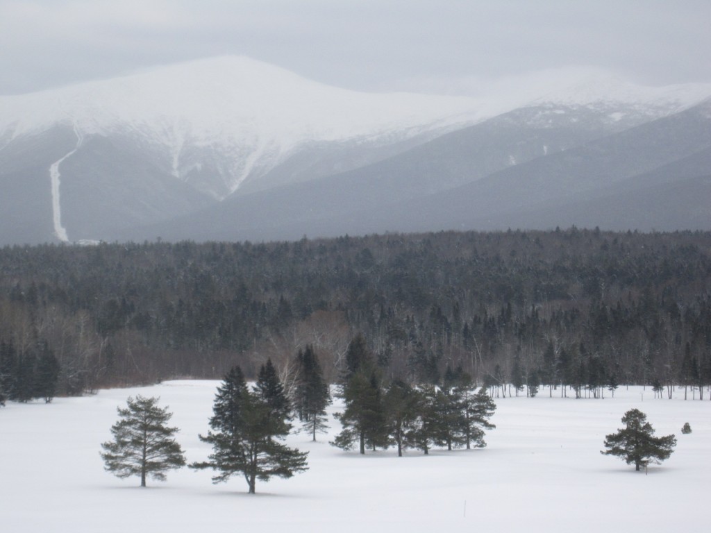 A very snowy Mt. Washington. At 6,288 ft., it is the highest peak in the northeastern United States. 