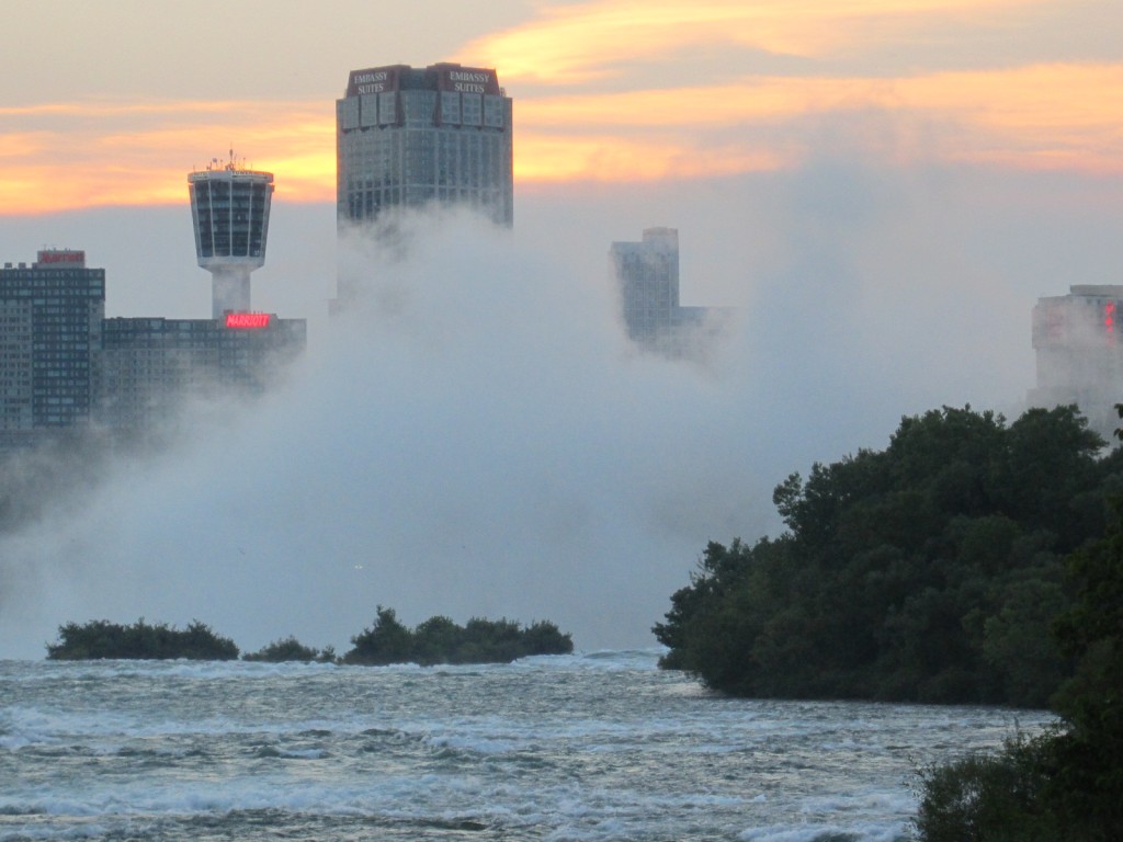 Sunset at Niagara Falls, New York/Canada