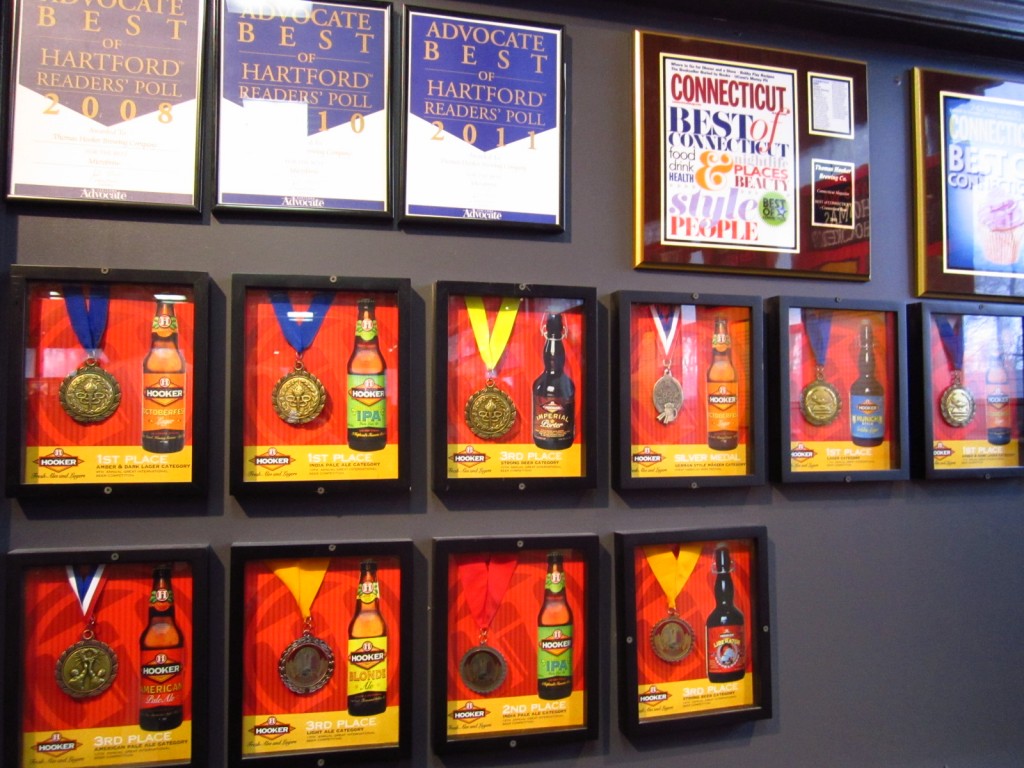 Hooker Brewery will soon need a bigger wall if they plan to continue posting their awards and recognitions.