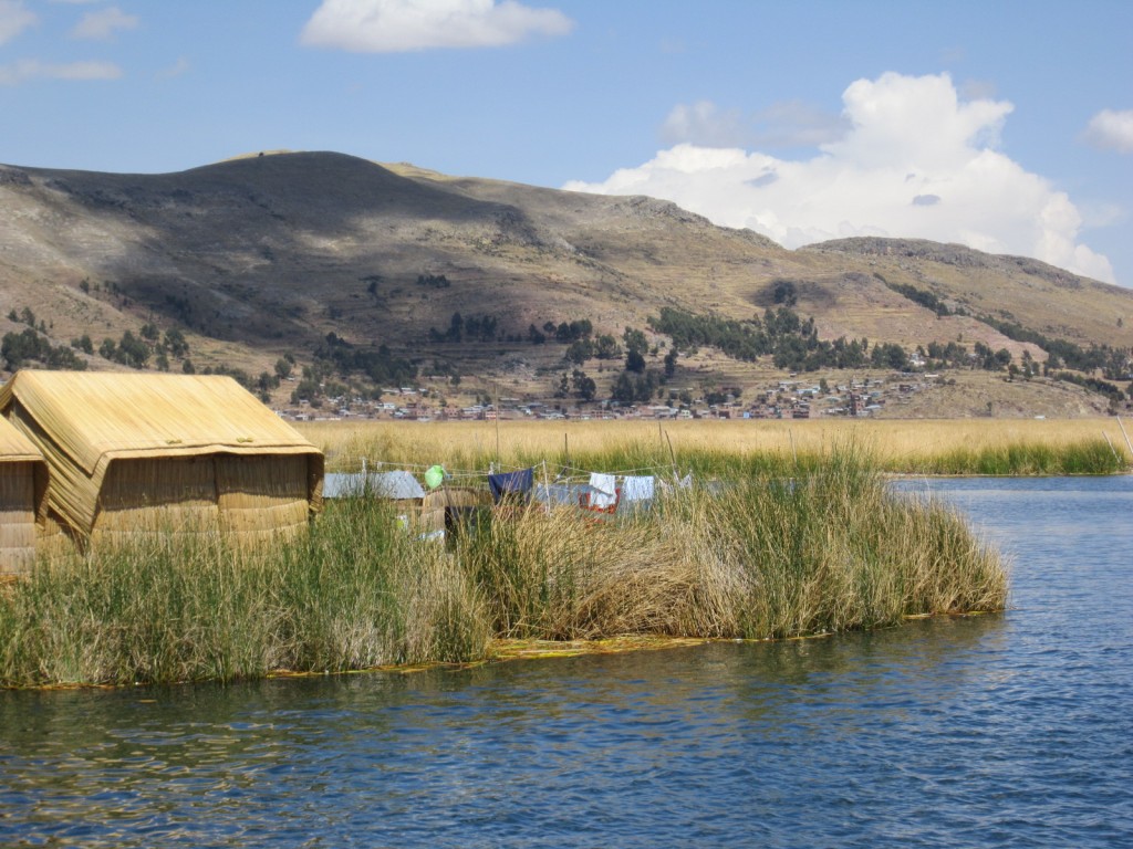 The floating islands of Lake Titicaca's Uros people